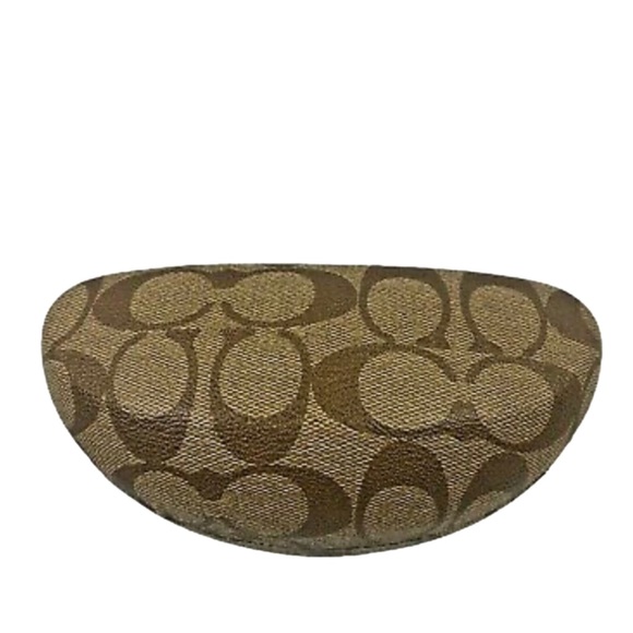 COACH Signature Monogram Hard Shell Eyeglass Case - Picture 4 of 4